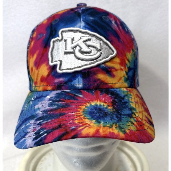 Kansas City Chiefs Womens New Era NFL 9Forty Hat Cap Tie-Dye Adj Back One Size main image 11